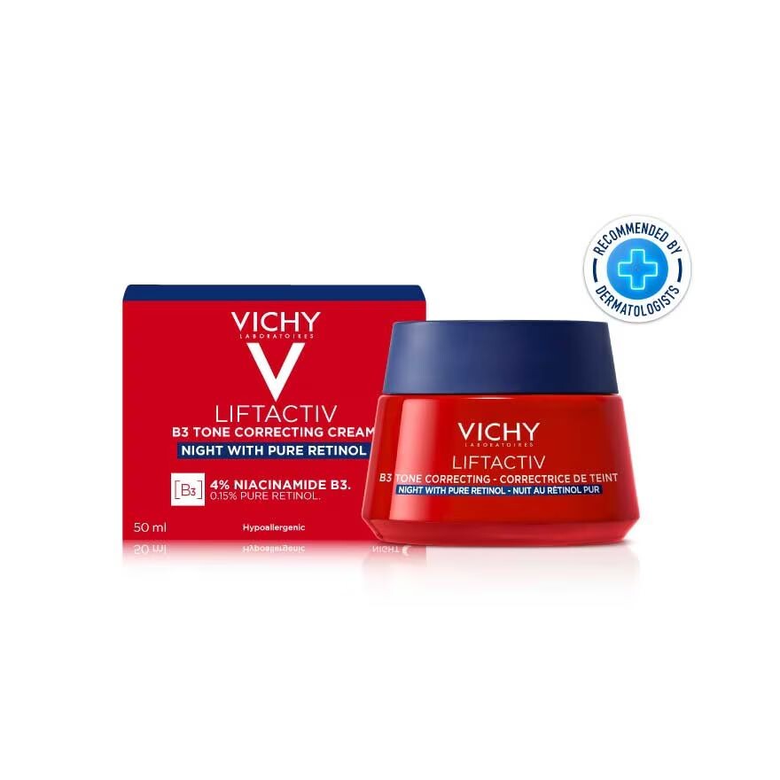 

Vichy Ночной крем Liftactiv B3 с чистым ретинолом 50 мл, White