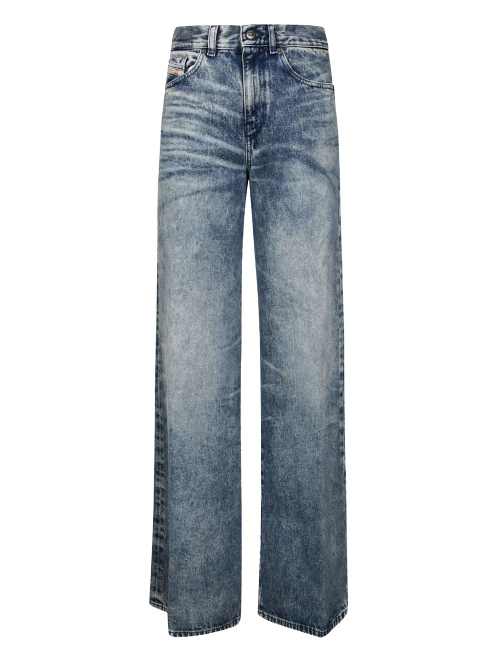 

Джинсы с эффектом потертости DIESEL, синий