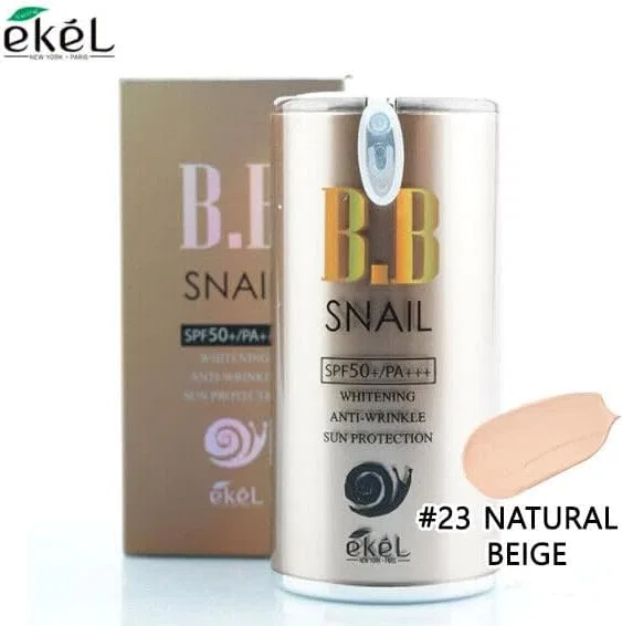 BB-крем EKEL Perfect Cover Snail SPF 40 PA ++ оттенок 23 Natural Beige 50 г — фото 2