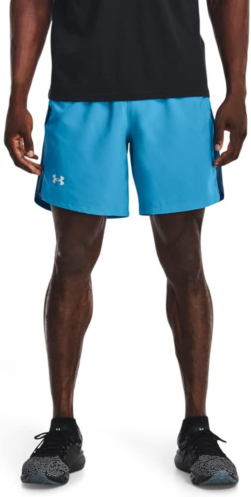 

Under Armour мужские шорты Launch Stretch Woven 2-in-1, (419) Capri/Petrol Blue/Reflective