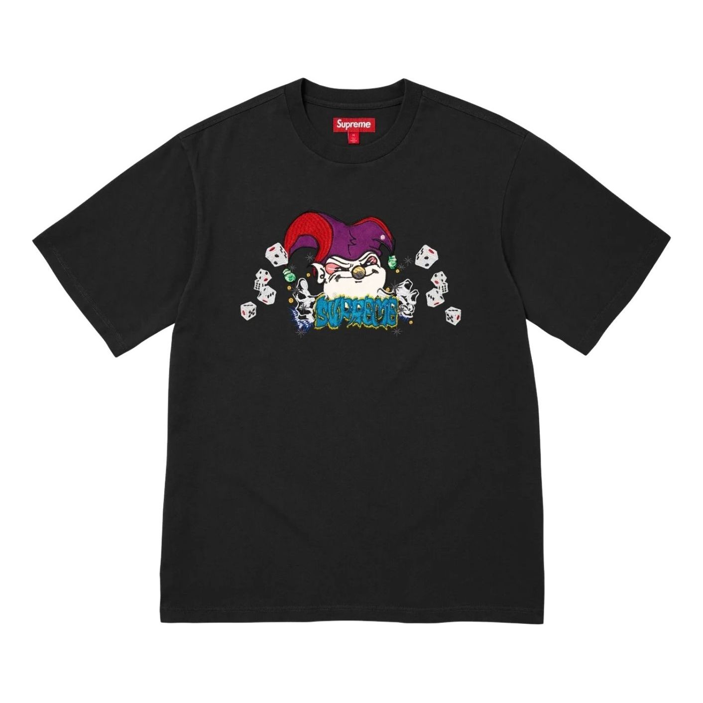 Футболка Supreme Aoi Jester с коротким рукавом, черная