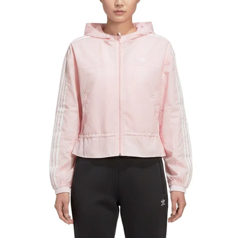 Детская куртка с капюшоном Moderate Adidas Originals, Pink
