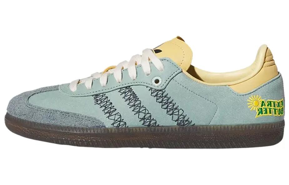 Adidas originals Samba Обувь для скейтбординга унисекс, Green/Yellow