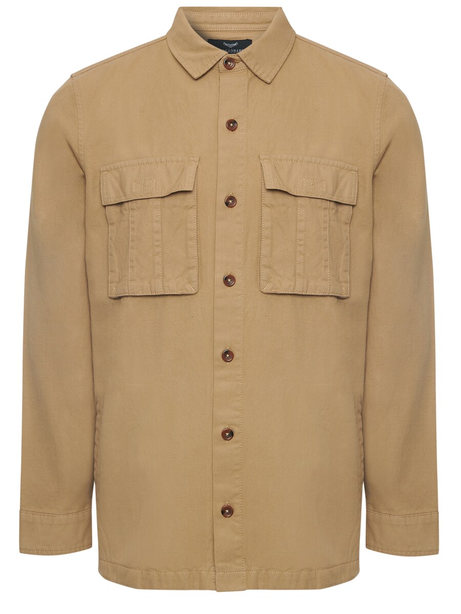 

Куртка классического кроя для межсезонья Threadbare, коричневый