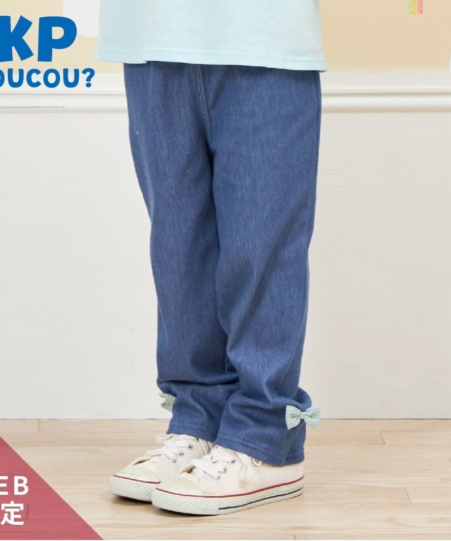 Джинсовые брюки KP coucou Ribbon (размеры 80-140), Ink Blue