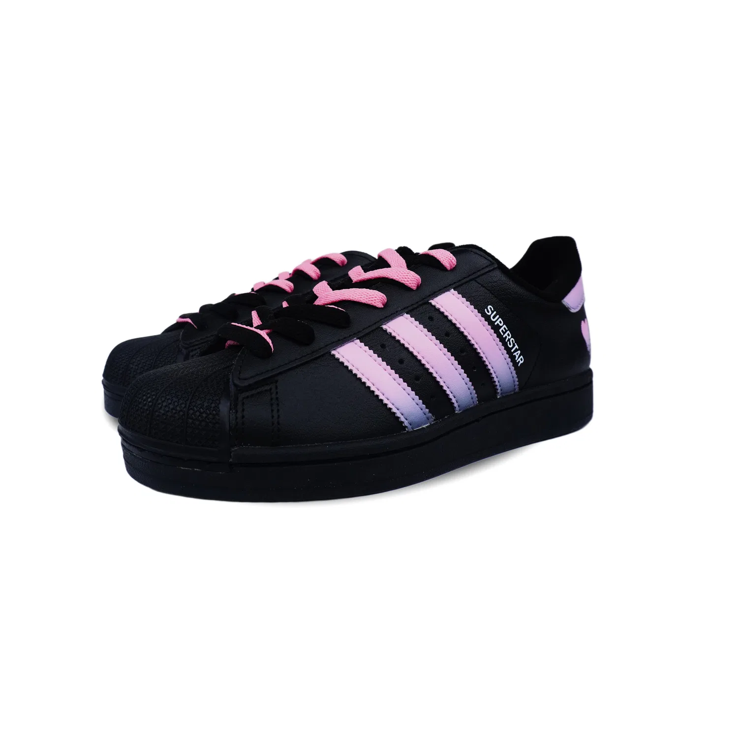 Кроссовки детские Superstar 2 Low Top Pink Adidas Originals — фото 4