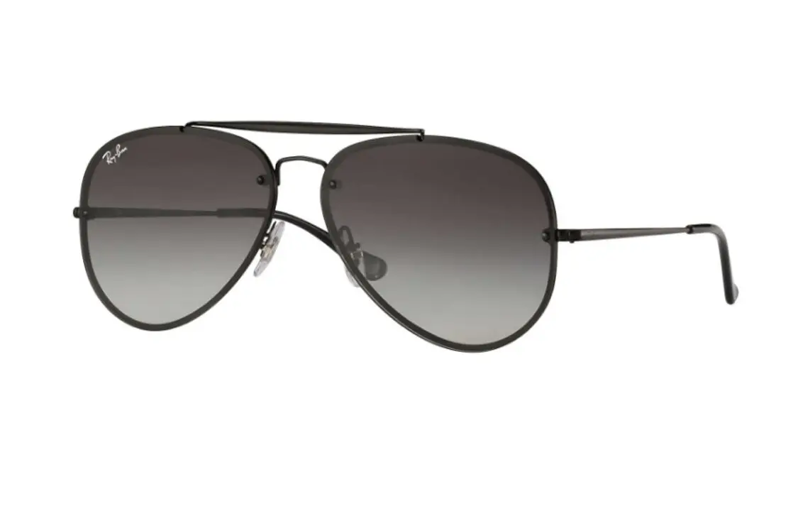 

RayBan Стильные авиаторские очки унисекс черные, Black