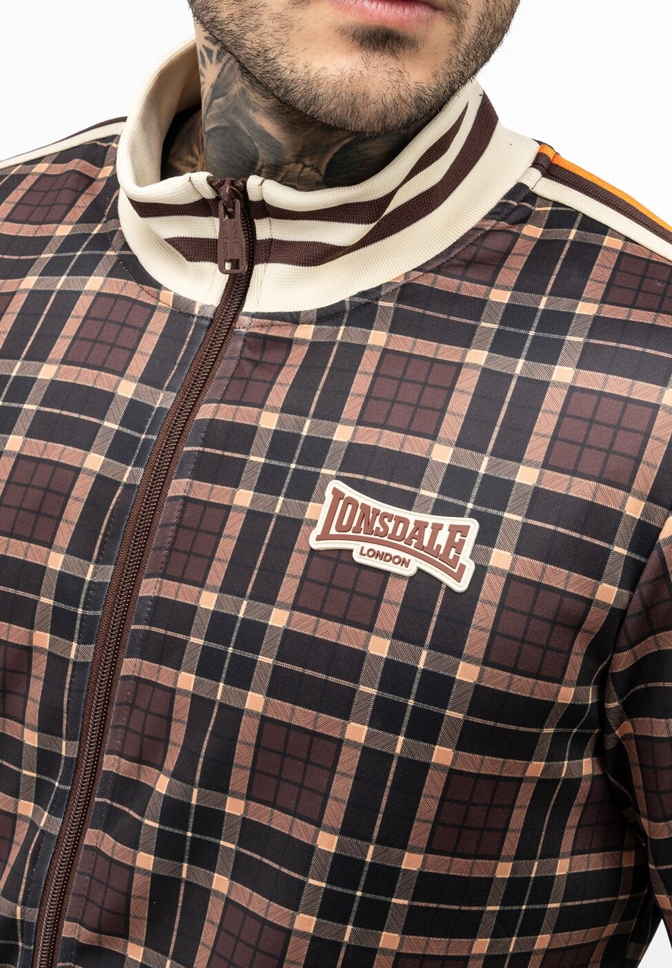 Спортивный костюм HEDLEY Lonsdale, цвет brown ecru orange — фото 4