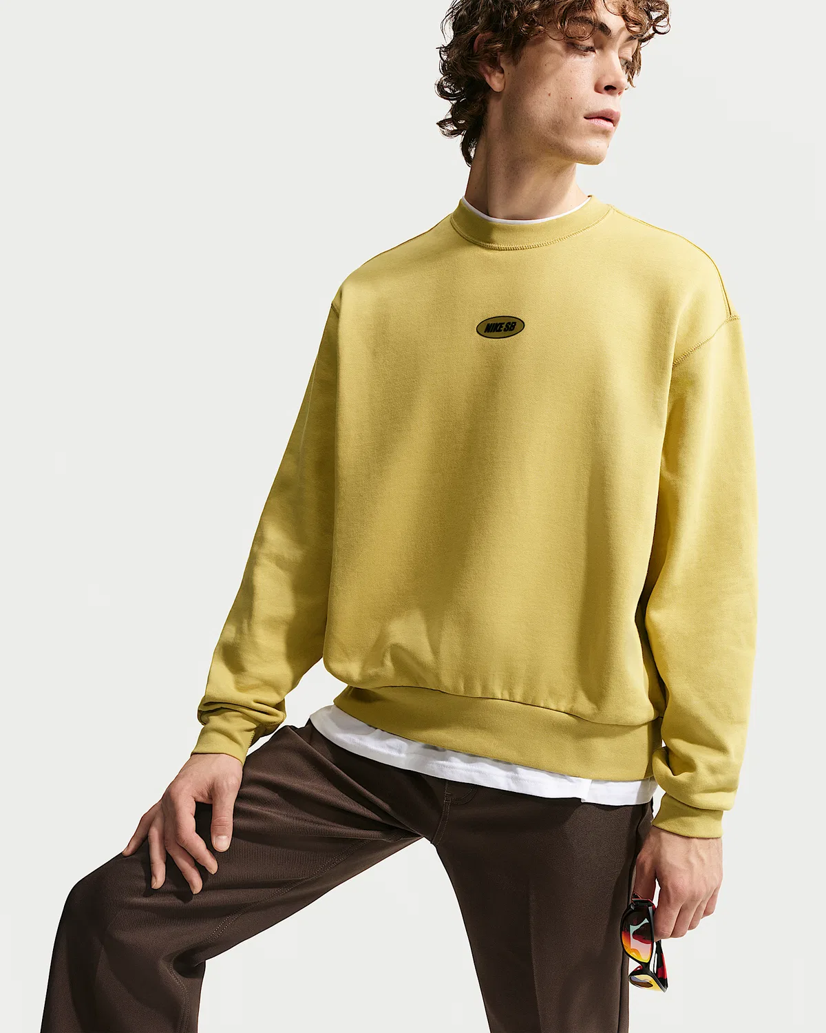 Флисовая кофта Nike SB, Buff Gold — фото 3