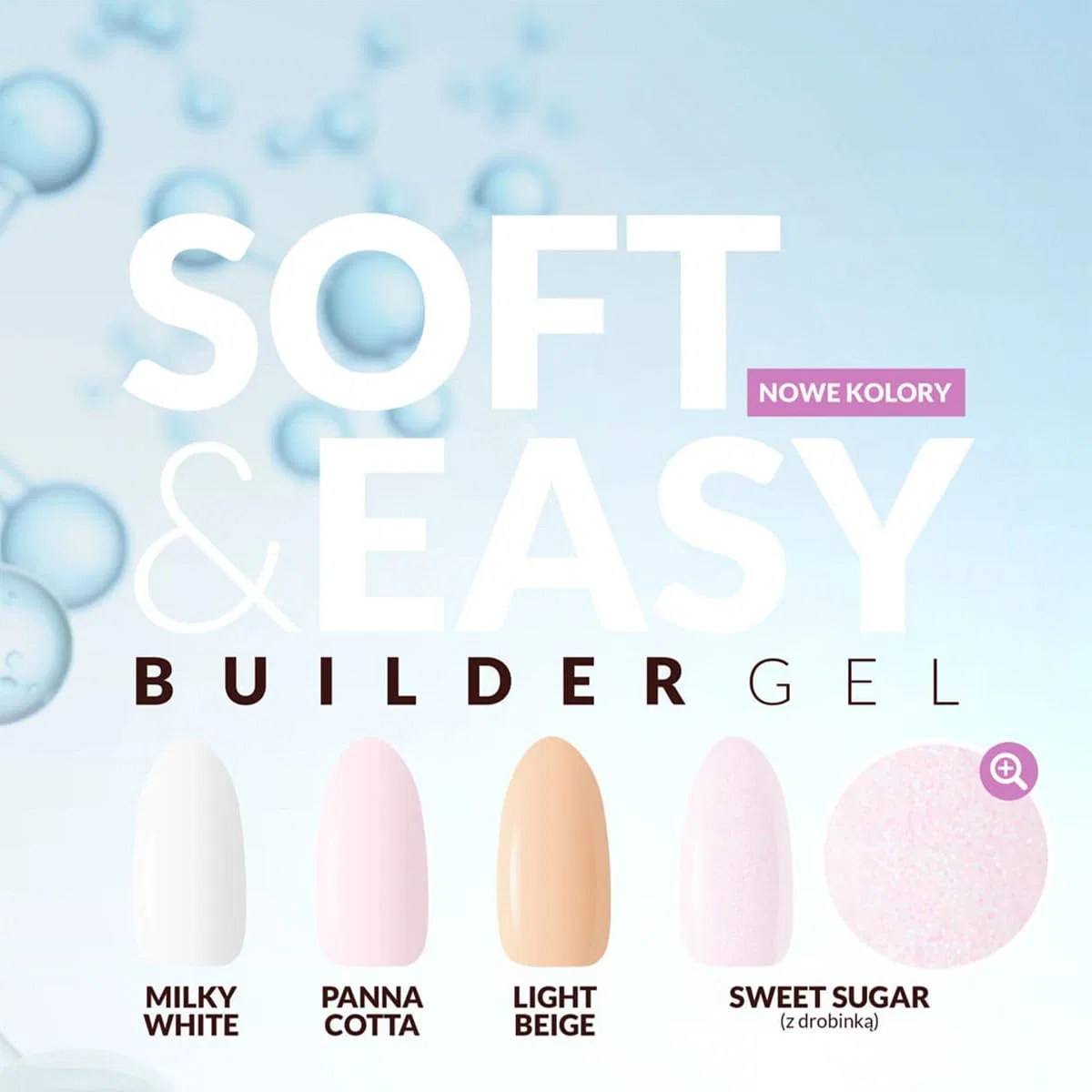 Строительный гель Claresa Soft & Easy Sweet Sugar, 90 г Claresa — фото 4
