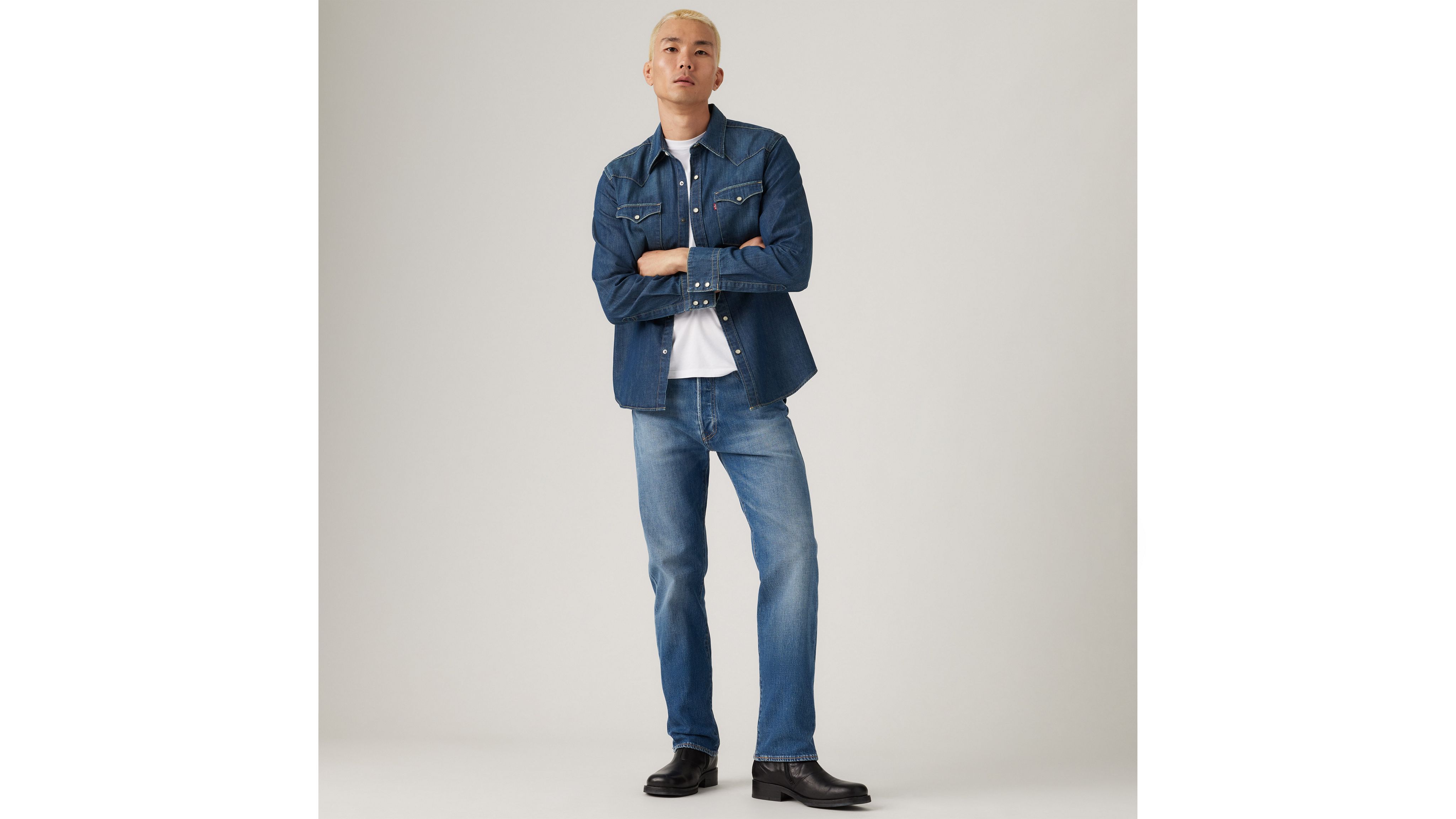 

Мужские джинсы 501 Original Fit Levi's, The Fairway - Dark Wash