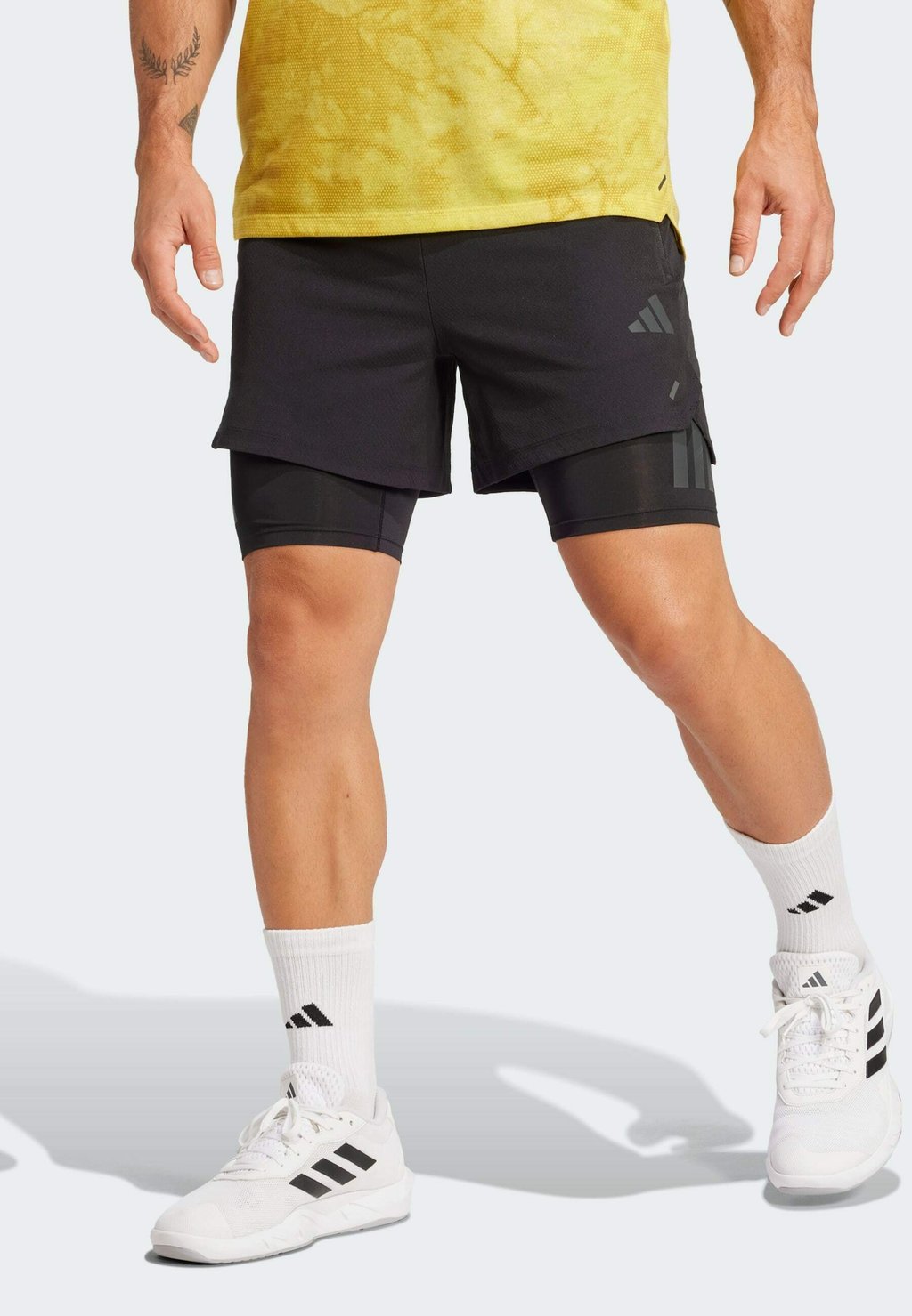 

Шорты 2 в 1 2-IN-1 POWER Adidas Performance, черный