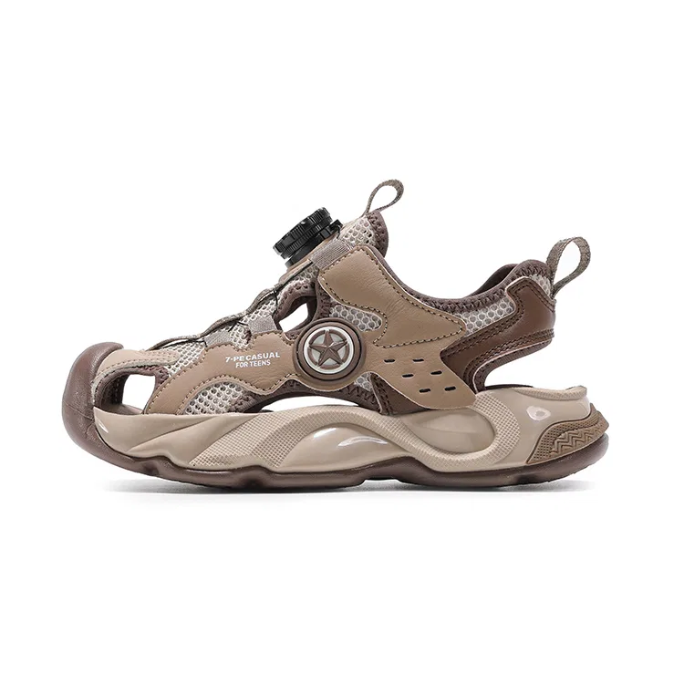 Сандалии детские нескользящие дышащие 7-PE Khaki Brown