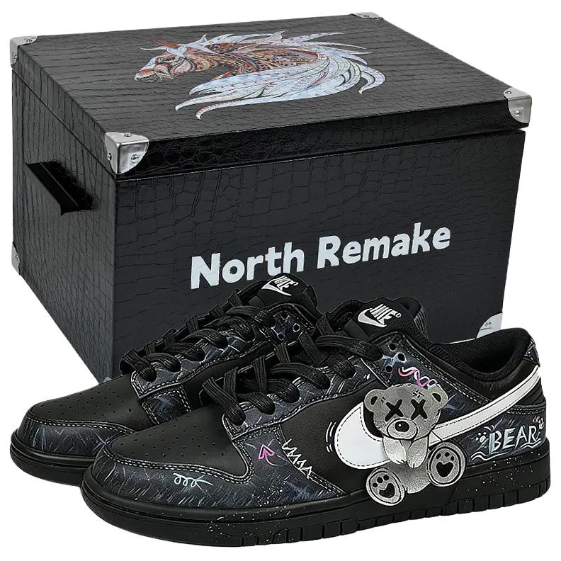 Кроссовки скейтбордические низкие Nike Dunk Bear-Gift Box 4