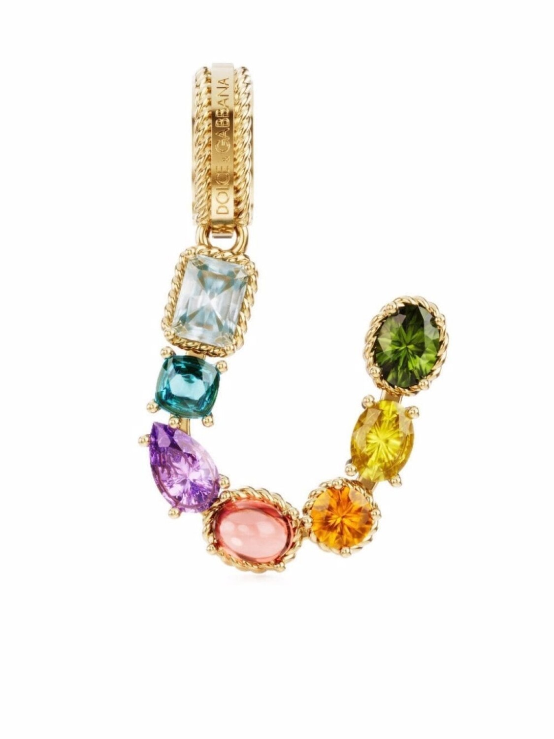 

Подвеска Rainbow Alphabet U из желтого золота Dolce & Gabbana, золотой
