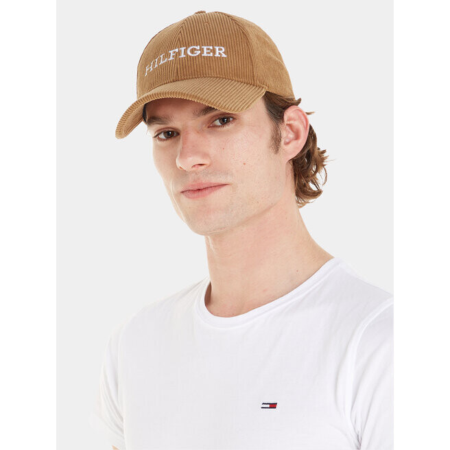 

Бейсболка Tommy Hilfiger MonotypeCordoroy Cap, бежевый