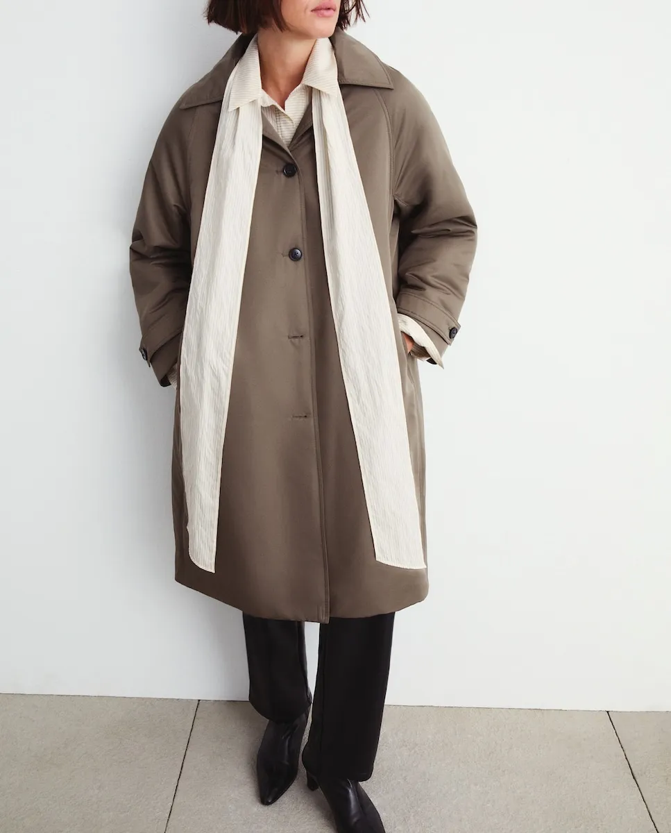 

Длинное женское стеганое пальто Couchel, зеленый