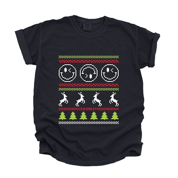

SWSmiley ugly christmas sweater pixels - футболка с принтом, окрашенная в готовом виде Simply Sage Market, Black, Черный, SWSmiley ugly christmas sweater pixels - футболка с принтом, окрашенная в готовом виде Simply Sage Market, Black
