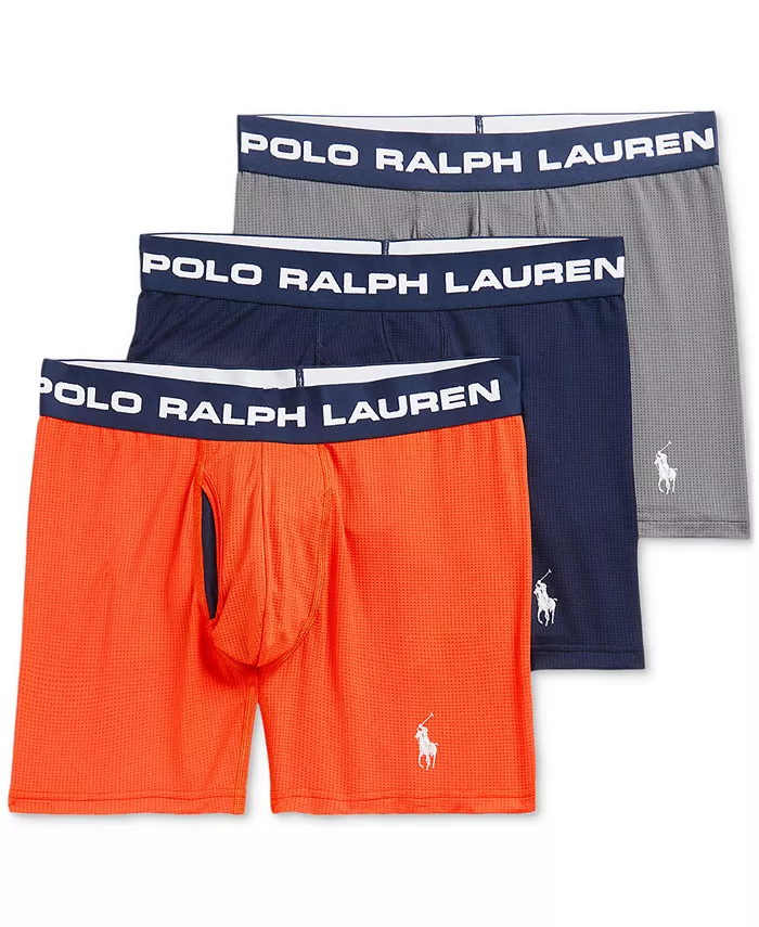 

Мужские боксеры Perfect Pouch, 3 шт Polo Ralph Lauren, мультиколор