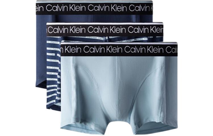 

Мужские боксеры Calvin Klein, 3 Pack (Dark Blue+Stripes+Light Blue)