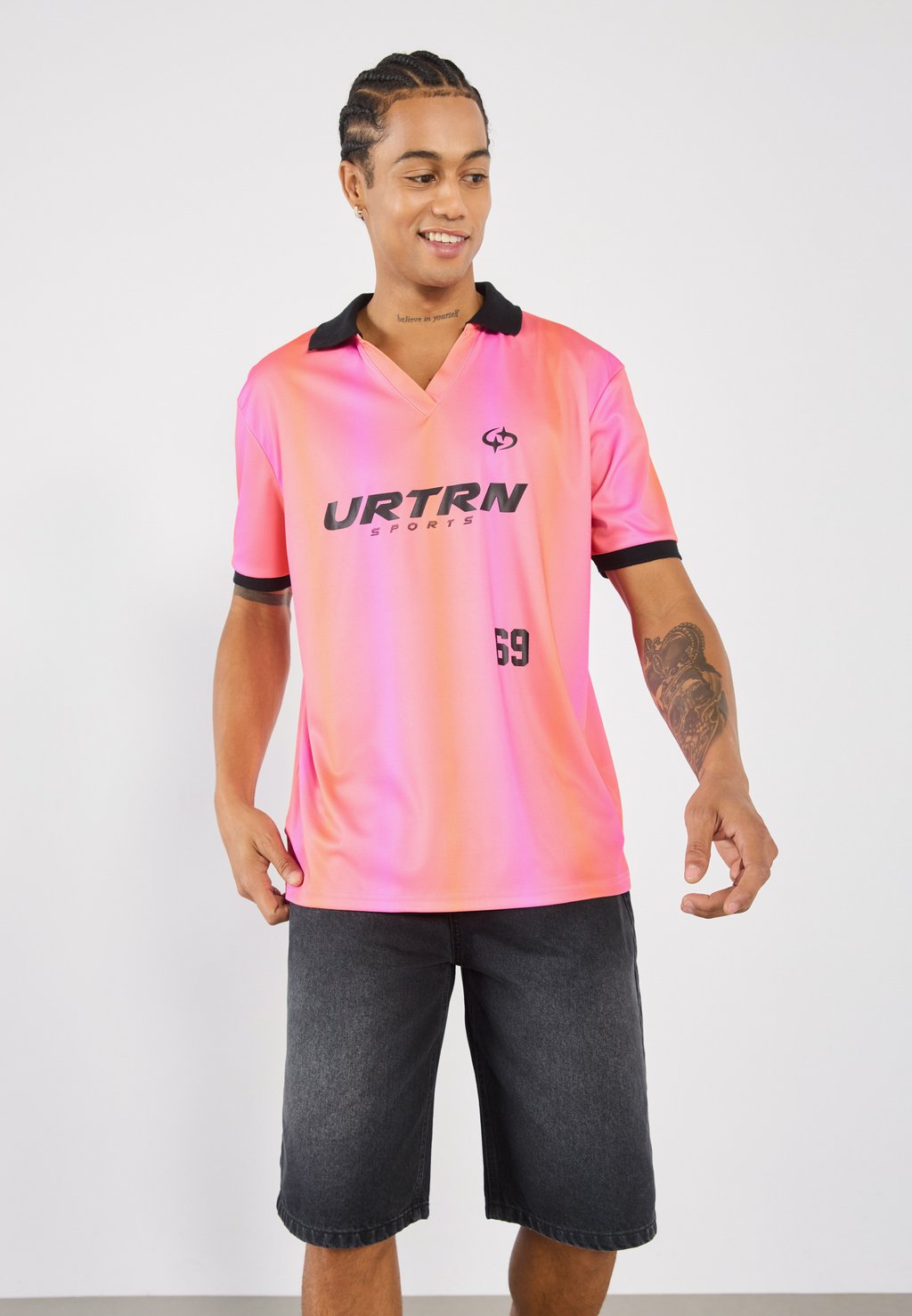 

Футболка с принтом UNISEX YOURTURN by Zalando, розовый