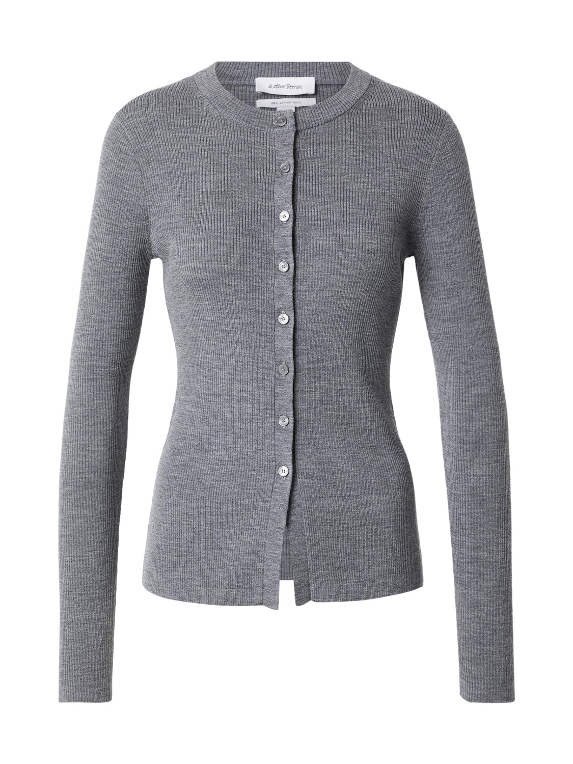 

& Other Stories Вязаный кардиган в темно-сером цвете