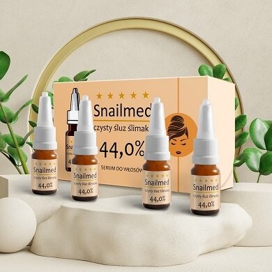 Кондиционер, сыворотка для волос, требующих питания. Snailmed, польский продукт. — фото 3