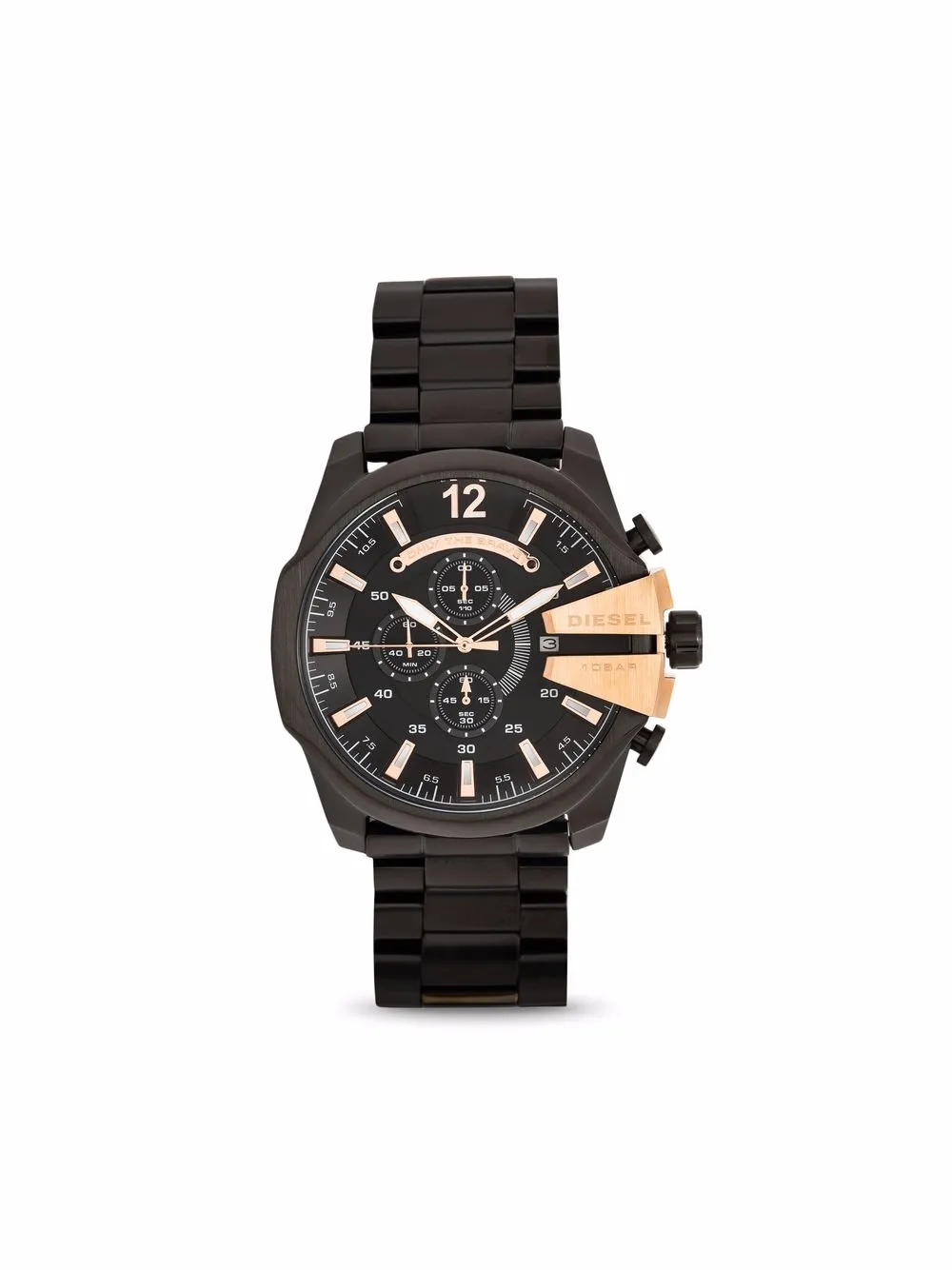 

Наручные часы Mega Chief Chronograph 51 мм Diesel, черный