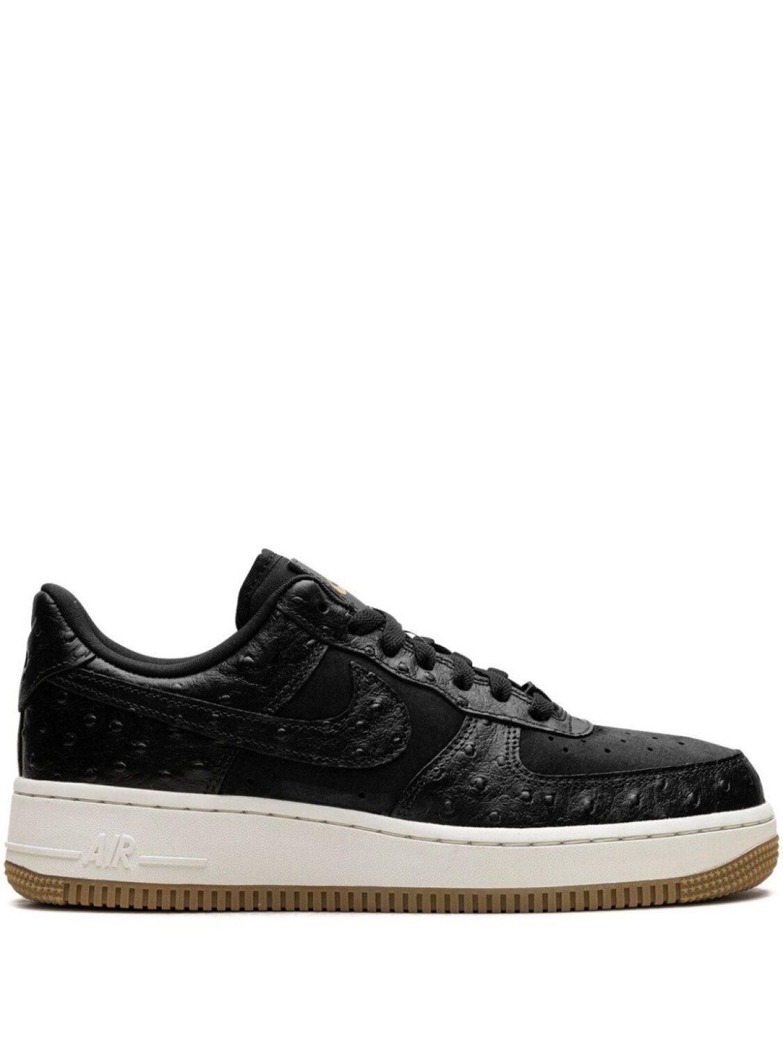 

Кроссовки Air Force 1 Low '07 "Black Ostrich" Nike, черный