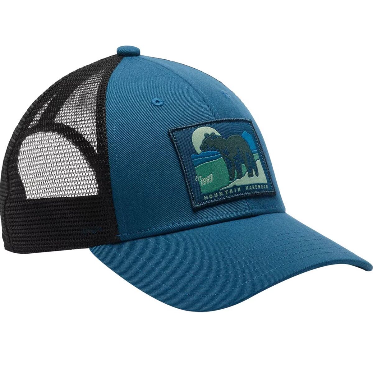 

93 Bear кепка дальнобойщика Mountain Hardwear, цвет dark caspian