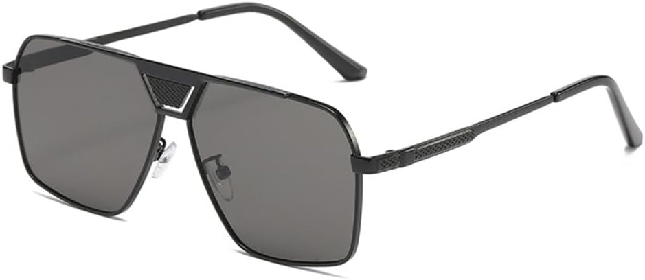 

Модные квадратные винтажные солнцезащитные очки для мужчин и женщин, ретро-классические, для активного отдыха, вождения, рыбалки, с защитой от УФ-излучения UV400 MTZJH, Black