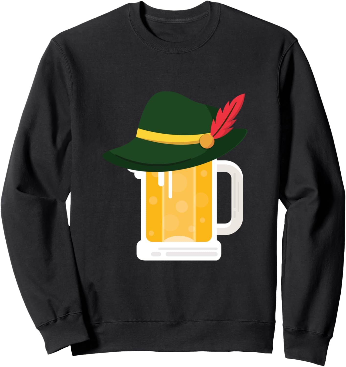 

Забавная толстовка с изображением немецких Альп и пива в стиле Октоберфест Shirtbooth: Oktoberfest, черный