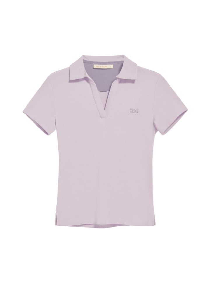 

Рубашка-поло цвета лаванды Polo Club