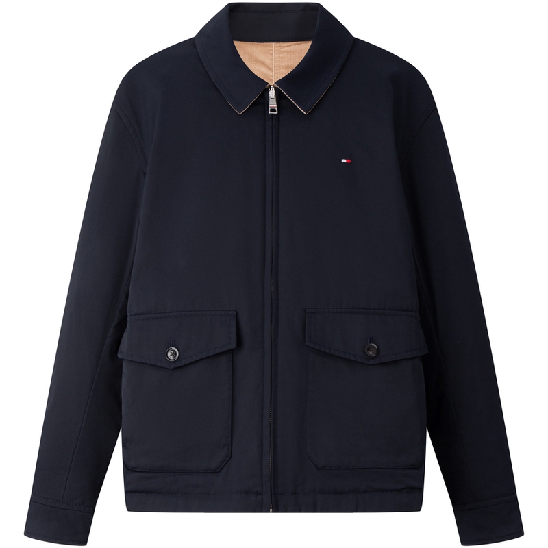 

Tommy Hilfiger Куртка мужская синяя в полоску, Navy Blue/Khaki DW5