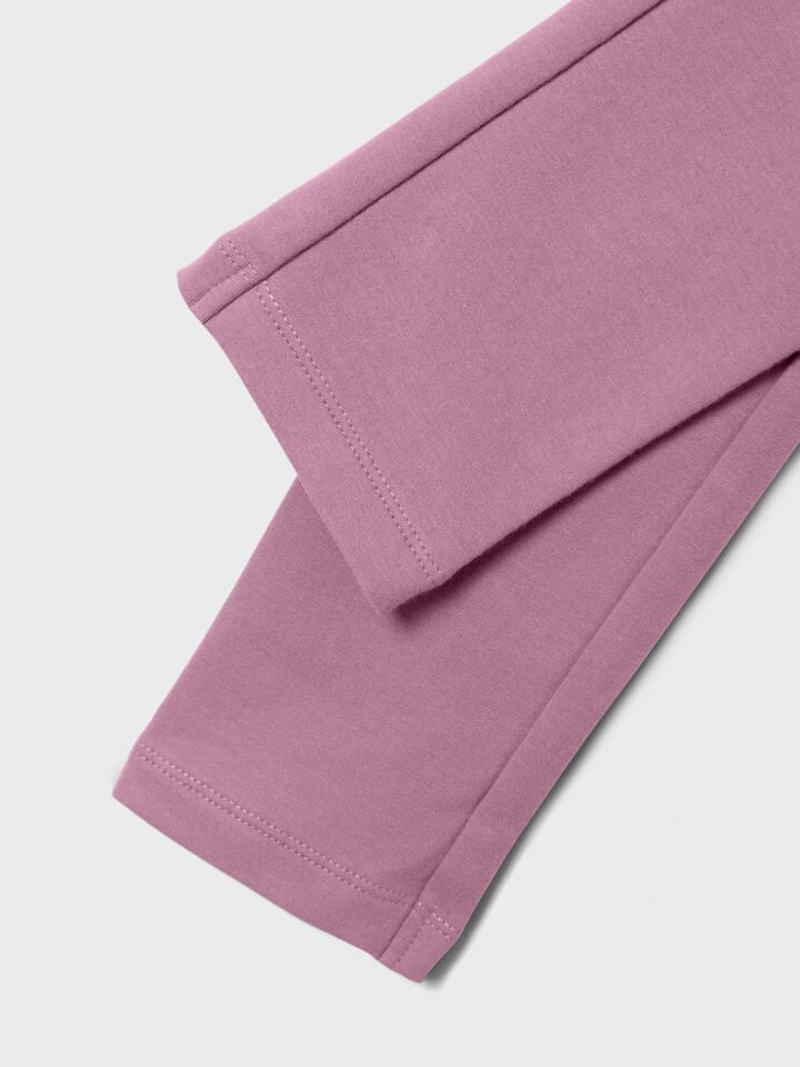 Леггинсы name it Sweatleggings NKFDAVINA, цвет mauve orchid — фото 3