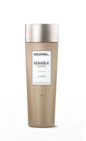 Goldwell Kerasilk Smoothing Shampoo, Разглаживающий шампунь с биомиметическим шелком и маслом ши, 250 мл — фото 3