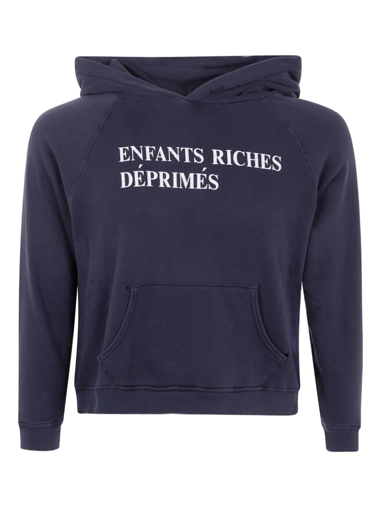

Хлопковая худи Enfants Riches Déprimés с логотипом, серый