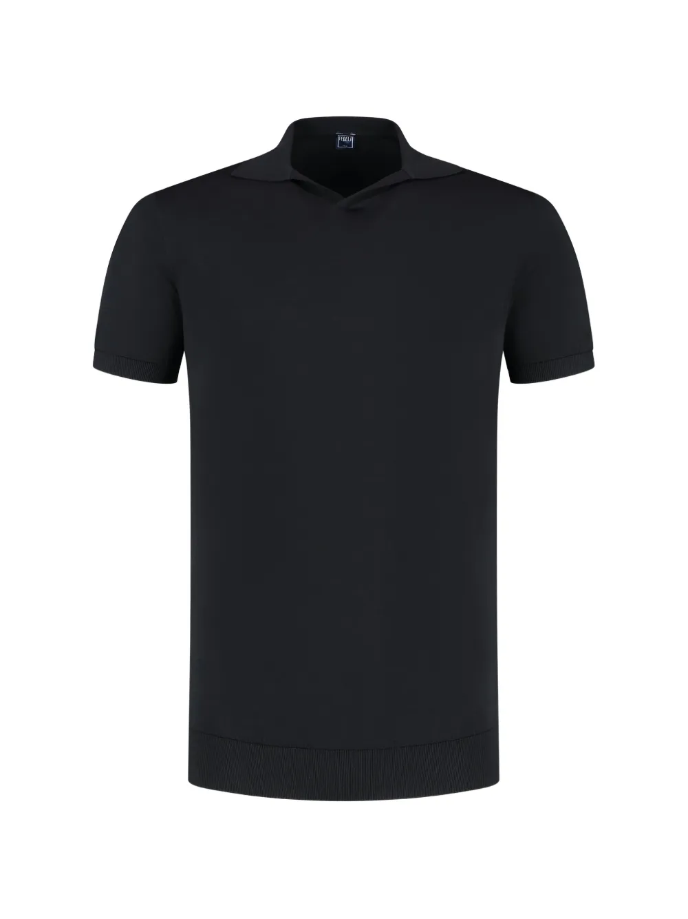 

Футболка с воротником поло Fedeli, черный