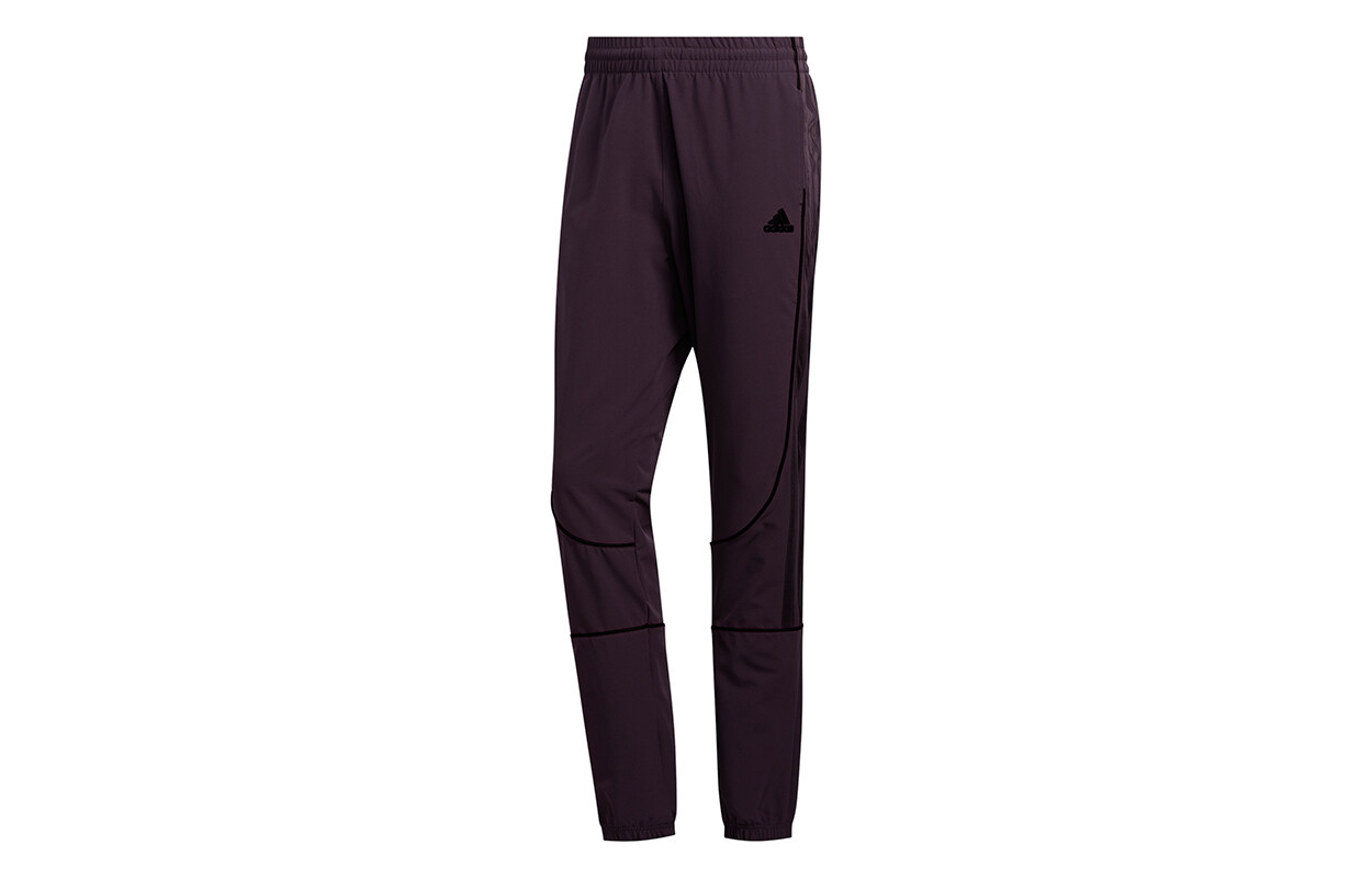 

Трикотажные спортивные штаны мужские фиолетовые Adidas, фиолетовый