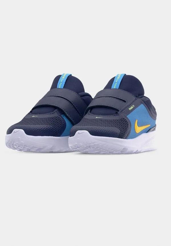 Кроссовки для бега по шоссе star runner 5 Nike Performance, Midnight Navy/Laser Orange/University Blue/Lime Blast — фото 3