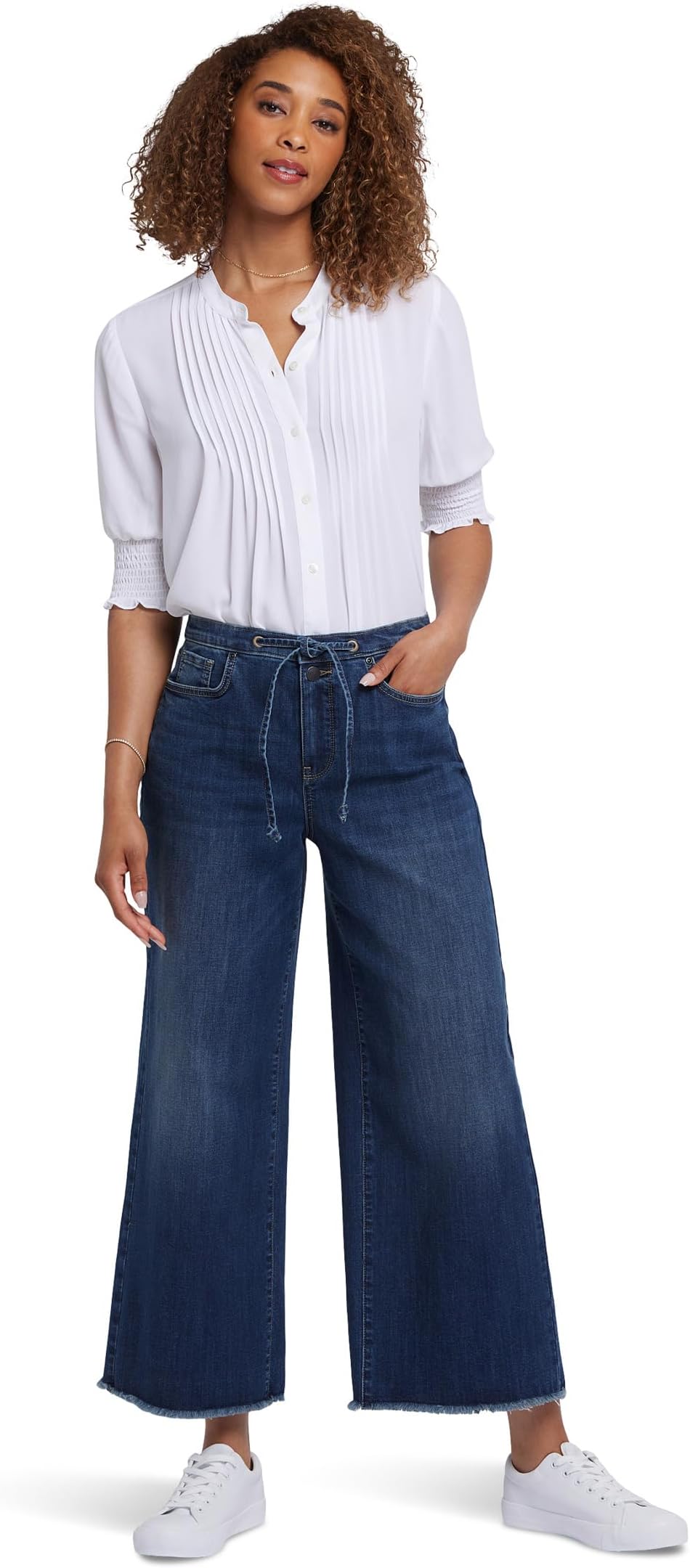 

Джинсы NYDJ Cindi Relaxed Wide Leg Ankle Jeans, Rio Rapids