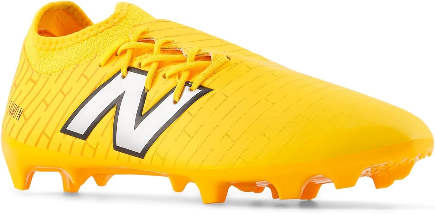 

New Balance Unisex-Adult Furon Dispatch Fg V7+, Sun Glow/Metallic Silver/Black