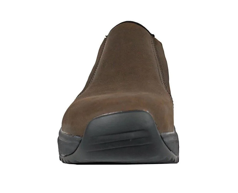 Мужские рабочие туфли McKee с мягким носком без шнурков Hoss Boot Company, коричневый — фото 2