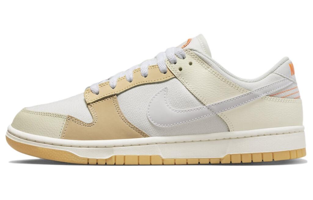 Белые паруса Nike Dunk Low Patchwork (женские)