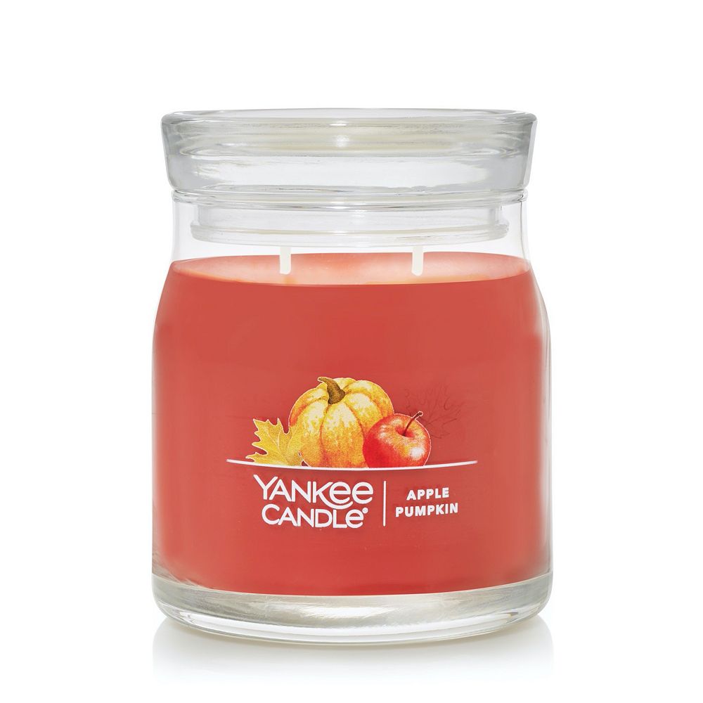 

Yankee Candle Apple Pumpkin, 13 унций. Фирменная средняя банка для свечей, цвет Dark Orange