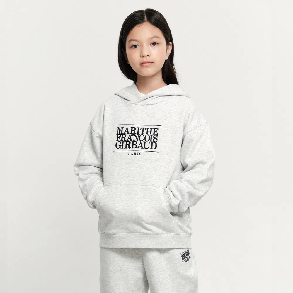 Детская классическая худи с логотипом от Marithé Kids