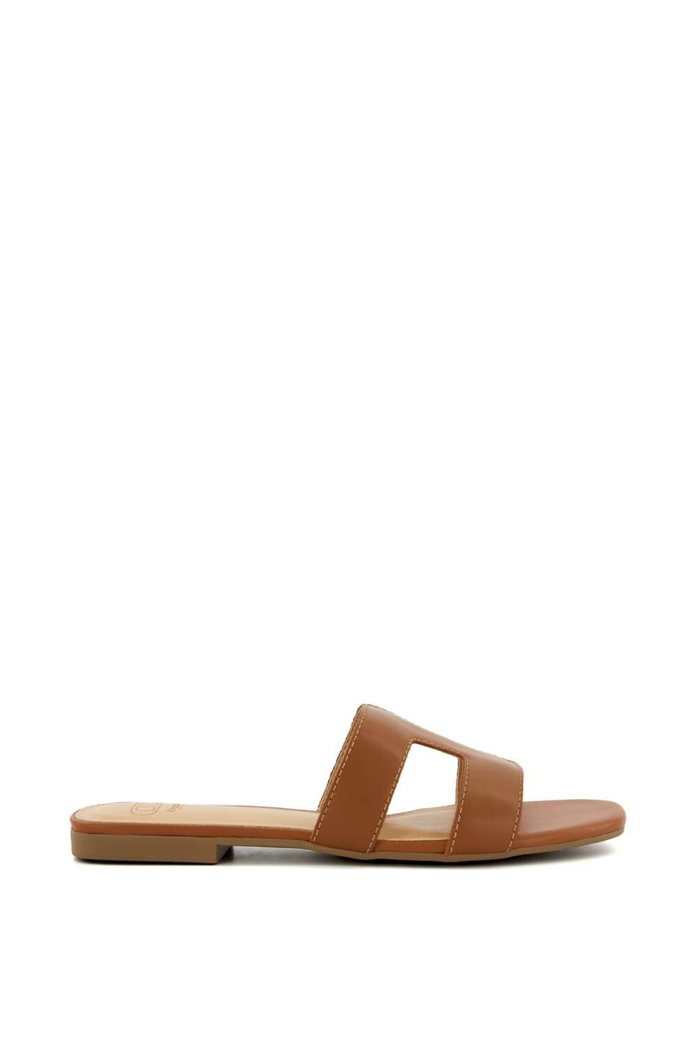 

Кожаные сандалии Loopey Dune London, коричневый
