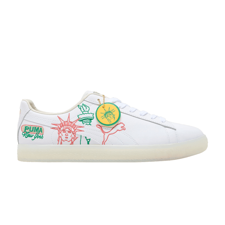 

Кроссовки Clyde Embroidered 'NYC Flagship', белый