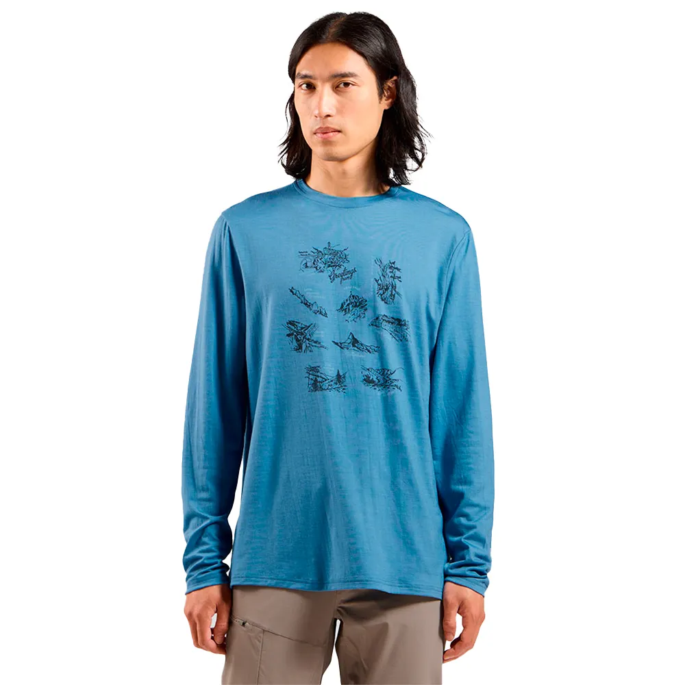 

Базовый слой Odlo Merino 200 Tourist, синий