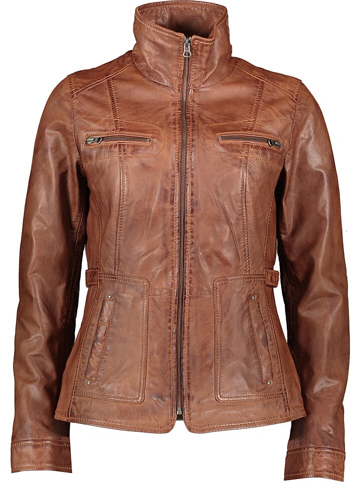 

Кожаная куртка 7eleven Sissy, кэмел